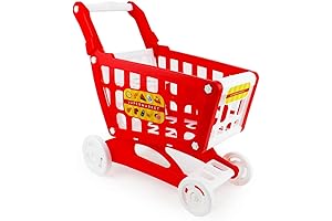 Mart Red Target Grocery Cart Toy for Kids