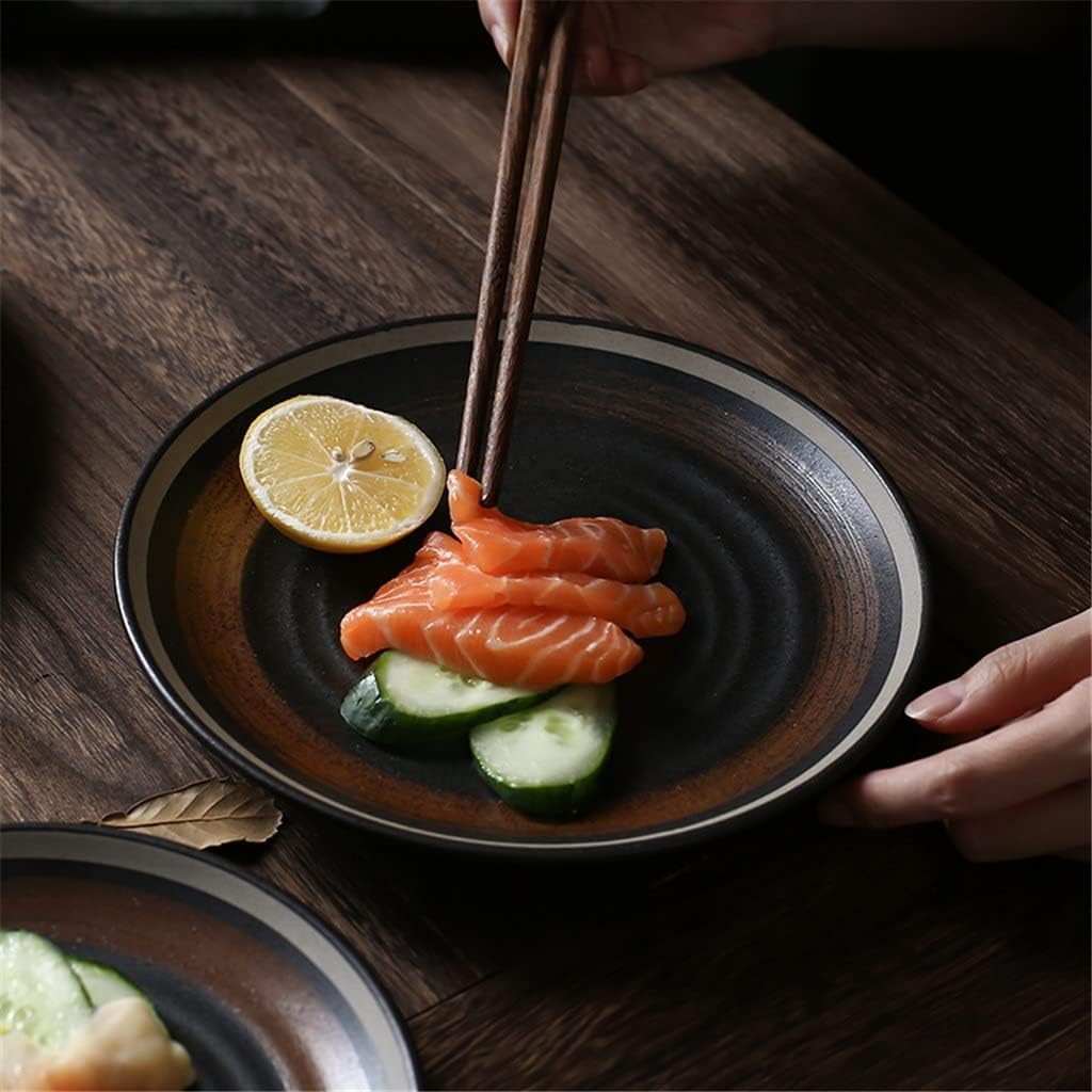 7/8/10 Japanese Food Food Food Food Food Decoration Food Food Saucer (Color: A, Size: 7 Inch) (A 8 Inch)