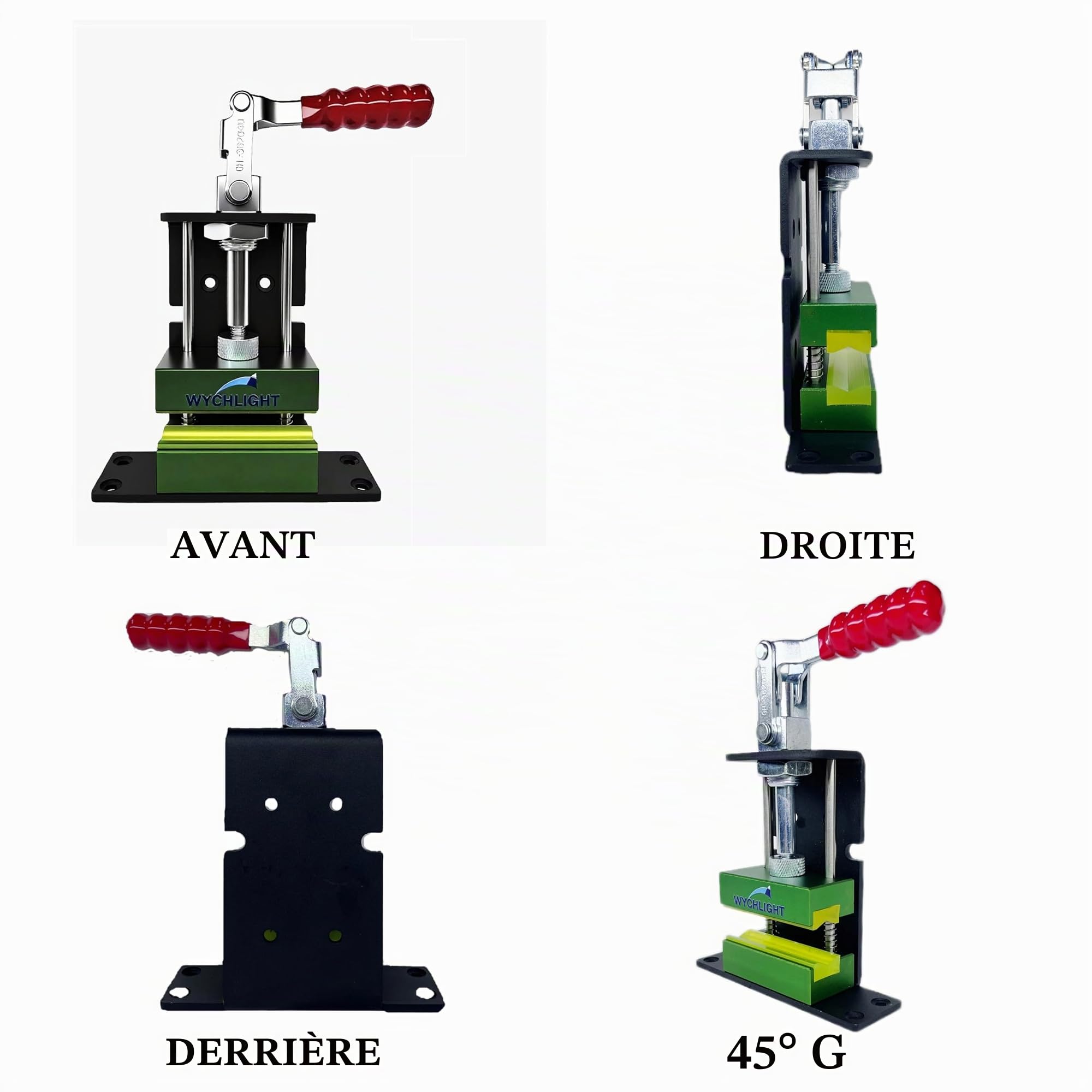 Étau de club de golf amélioré pour regripper, outil de retrait de poignée de golf, kit de regripping de club de golf avec 1 étau de reprise de club de golf, 4 vis, 1 lame de crochet, 10