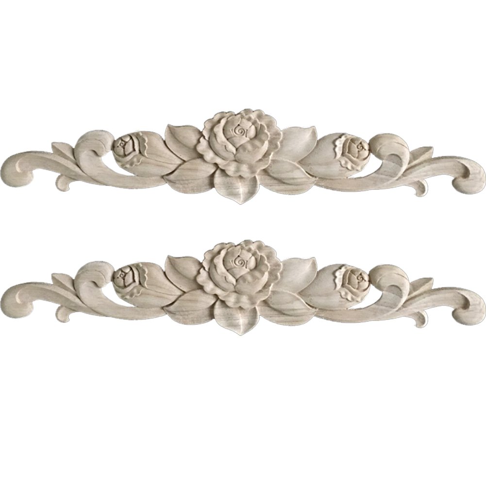 Molduras Para Cuadros 6 Apliques De Madera Tallada Para Muebles -  Decoración Esquinas Y Marcos | Sin Pintar, Estilo Clásico Vigas De Madera  Laminada Medidas, image size:1001x1001