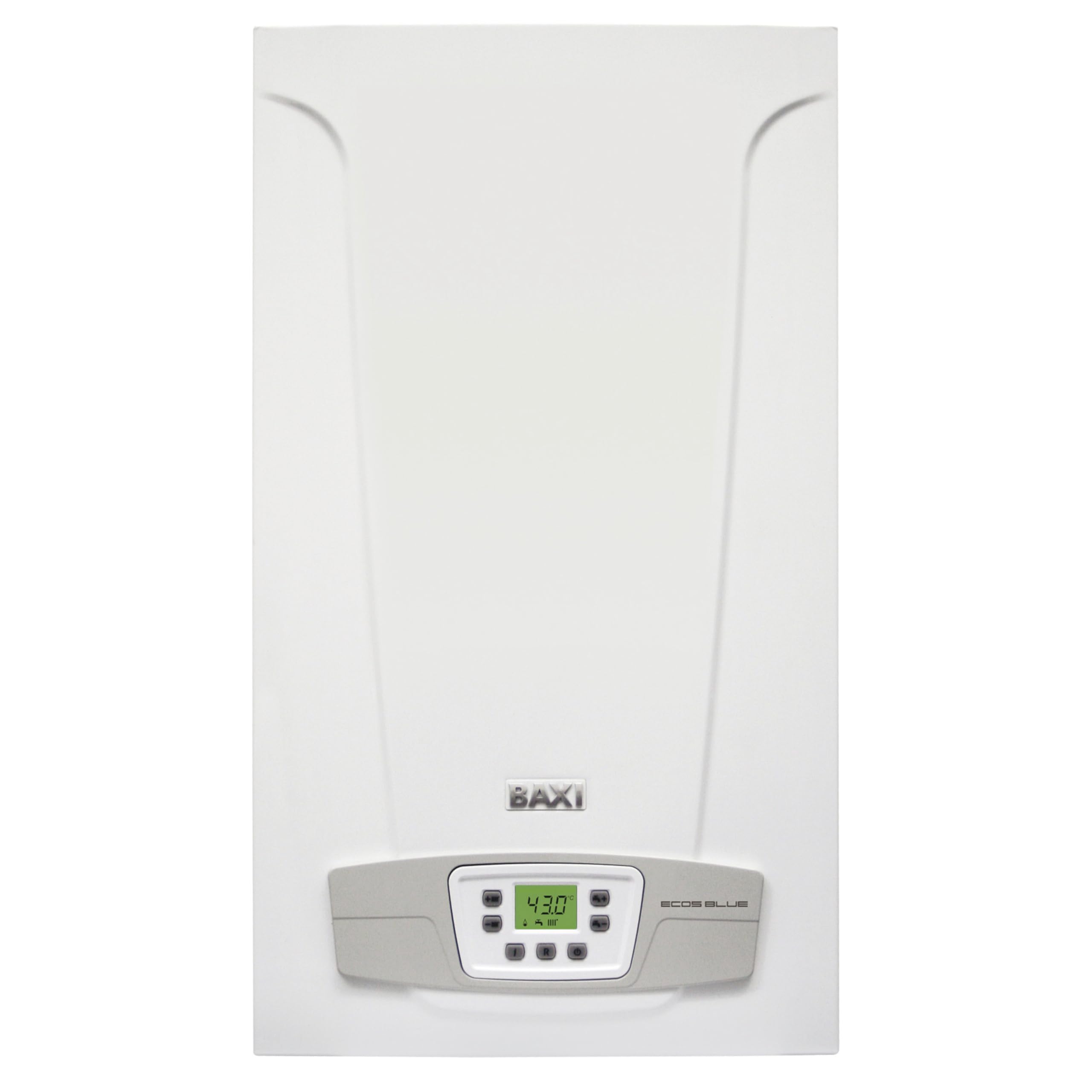 Baxi Eco5 Blue 24 Caldaia Convenzionale Murale a Tiraggio Naturale, Caldaia a Camera Aperta a Basse Emissioni Nox Gas Metano, con Pannello di Controllo Digitale, 73 x 40 x 29,8 Cm
