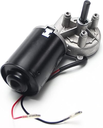 Heyiarbeit Motor de reducción de engranajes micro de 100 RPM 24 V CC, motor de engranaje helicoidal eléctrico de alto par, motor de micro velocidad,