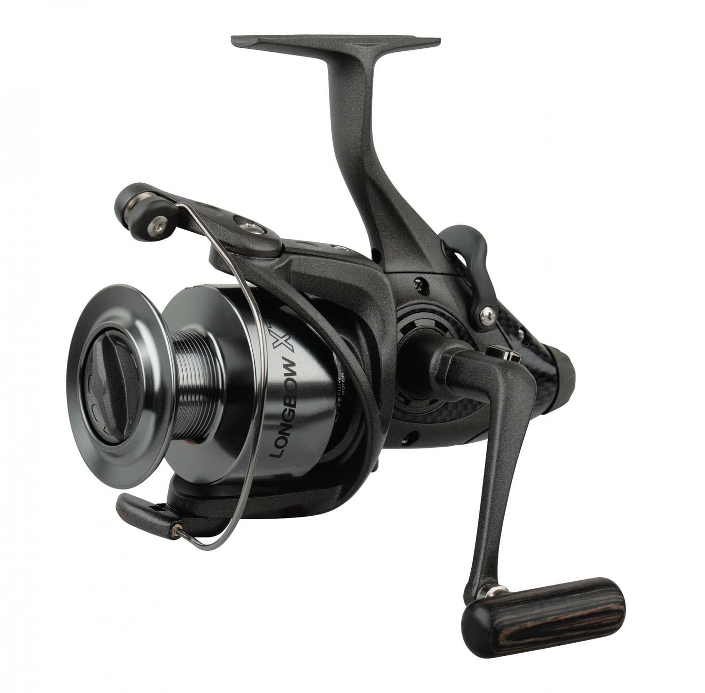 Okuma Longbow XT Baitfeeder 640-240m 0,25mm Freilaufrolle, Angelrolle mit Freilauf, Rollen mit Freilauffunktion, Angelrollen zum Karpfenangeln, Zanderangeln, Aalangeln, Hechtangeln, Forellenangeln