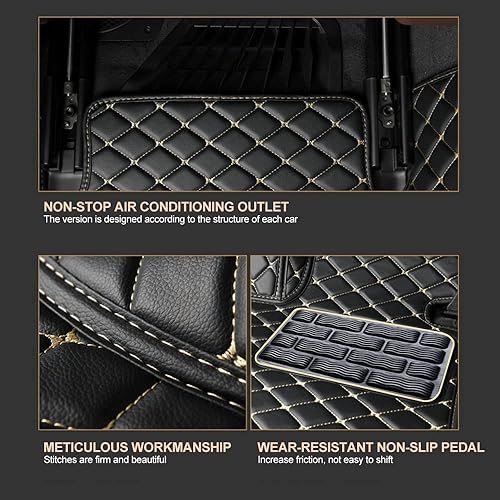 Miniatura 6 de Alfombrilla de cuero Jialuode, para maletero, alfombrilla protectora de lujo, antideslizante y a prueba de agua, todo tipo de clima, queda en el 95%