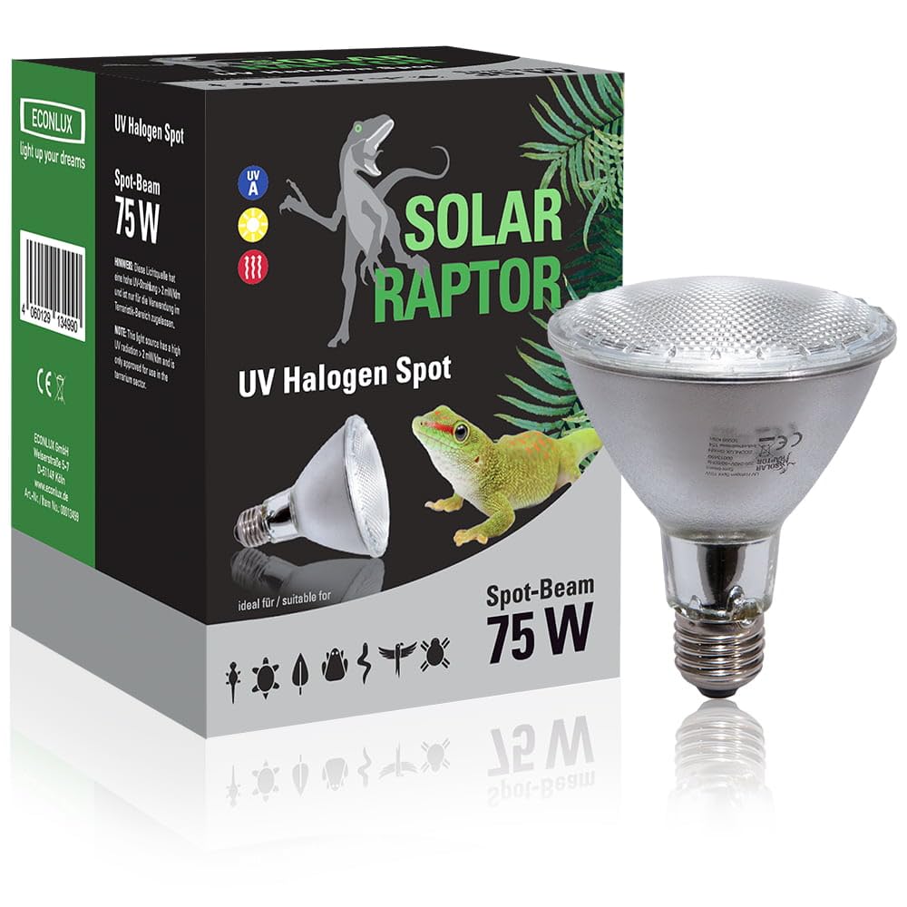 Spot halogène UV - Spot chauffant pour terrariums (75 W)