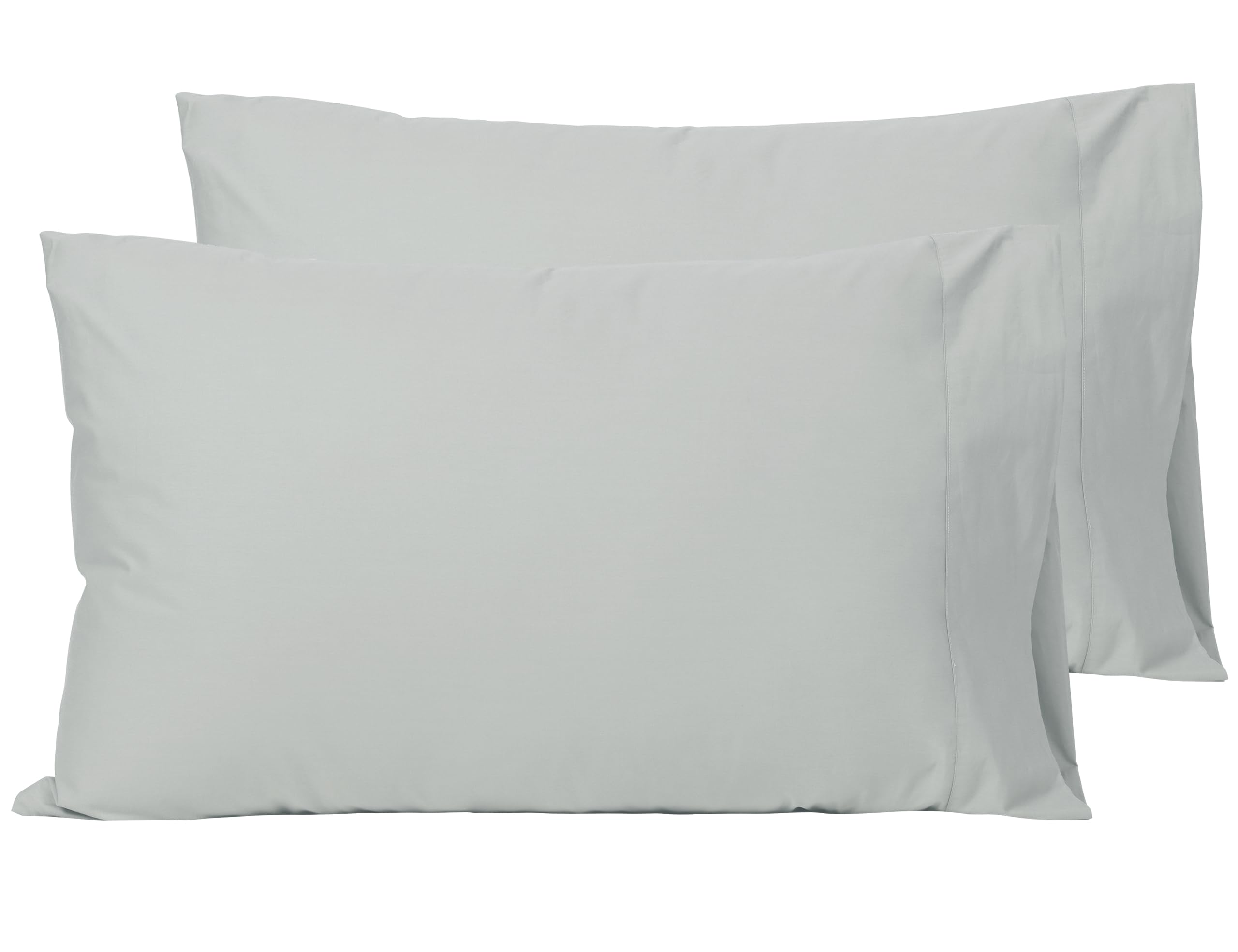 Sylvanora Pillow Cases 2 Pack, Soft & Premium 100% Egyptian Cotton Bedding, Breathable with Envelope Closure, Standard Size 50x75cm (Storm Gray, Pack of 2) โ image 1