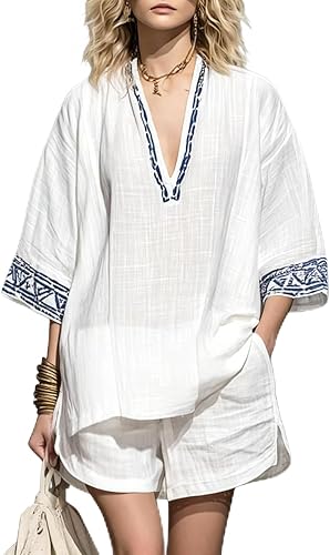 SamLng Two Piece Sets For Women Womens Summer Outfits Short 2 2 Piece Outfits Fo