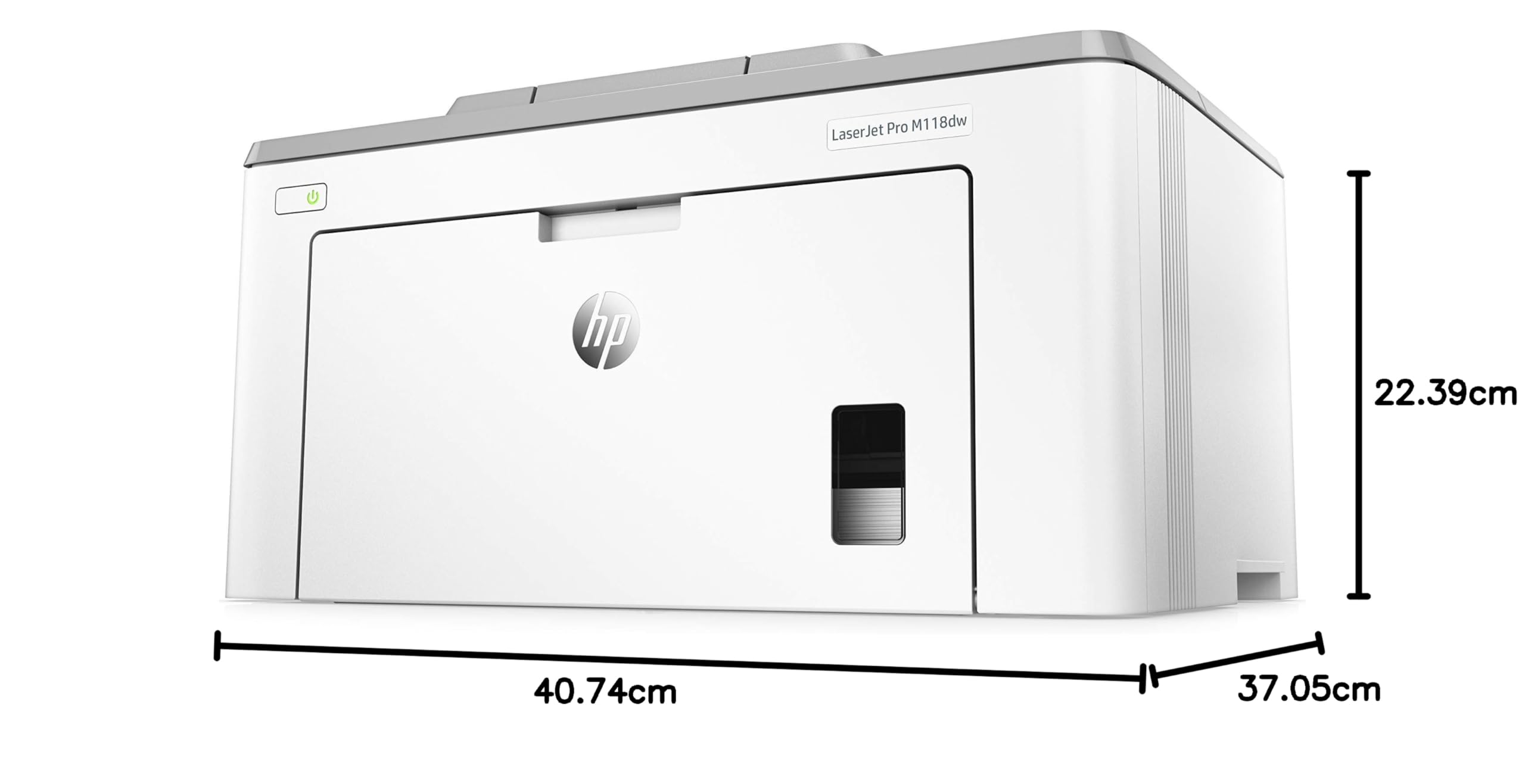 HP LaserJet M118dw 4PA39A, Stampante a Singola Funzione A4, Stampa Fronte e Retro Automatica in b/n, 28 ppm, USB, Wi-Fi, Ethernet, Schermo LCD a icone, Grigia