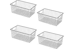 Maximize Your Closet Space with Deep Freezer Organizer Baskets