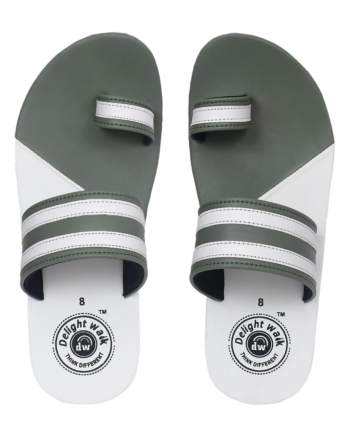Delight Walk Mens Green Color Ethnic Rexine Flip Flop Slippers - Comfortable Indoor and Outdoor Footwear Slipper Slipper Chappal for Mens. (Green, 8) (B0D34V28FD) Amazon Price History, Amazon Price Tracker