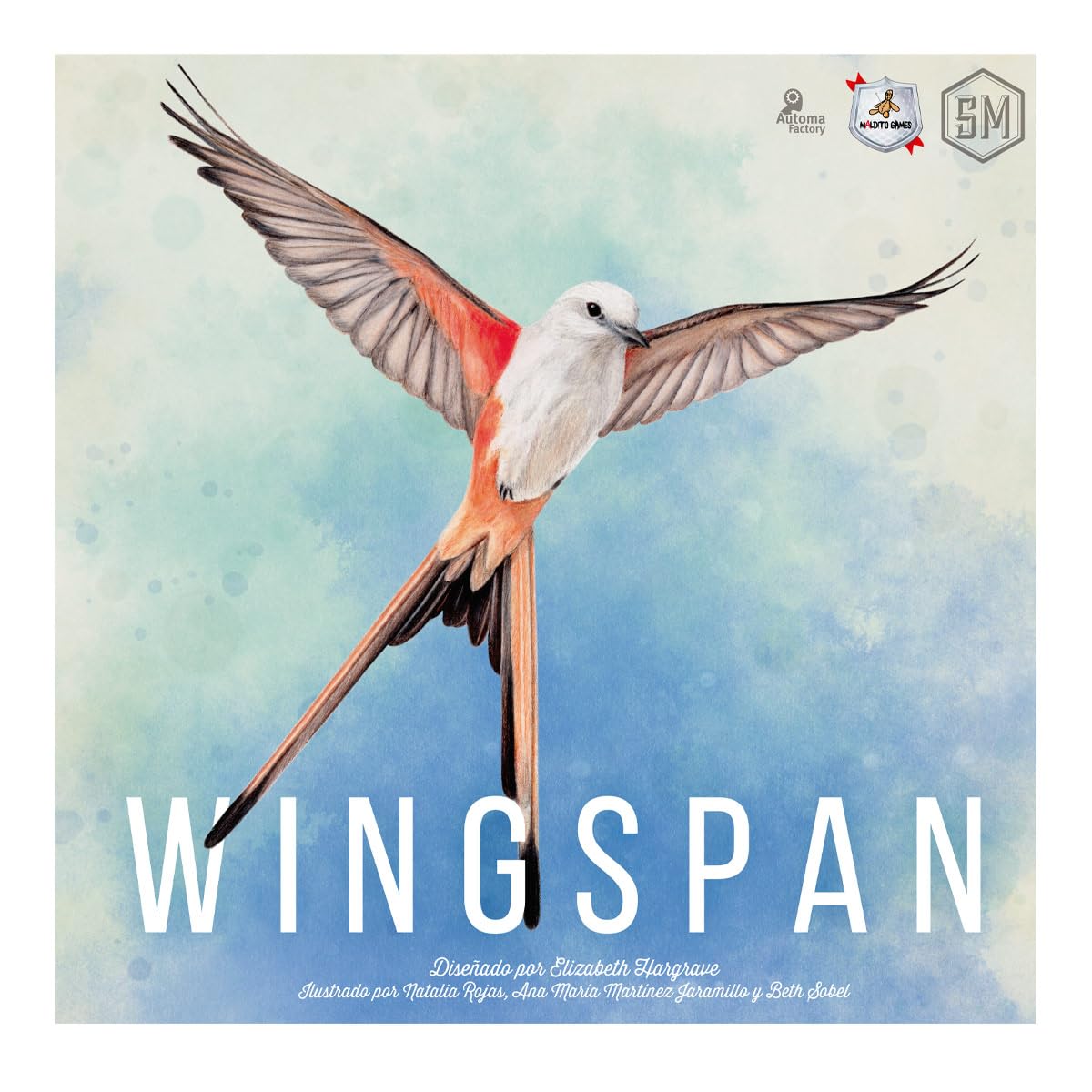 Maldito Games - Wingspan - Gioco da tavolo per uccelli e orchnitologia, carte strategiche per famiglie e giocatori, partite di 1 ora, scienza e natura (MLDG266192)
