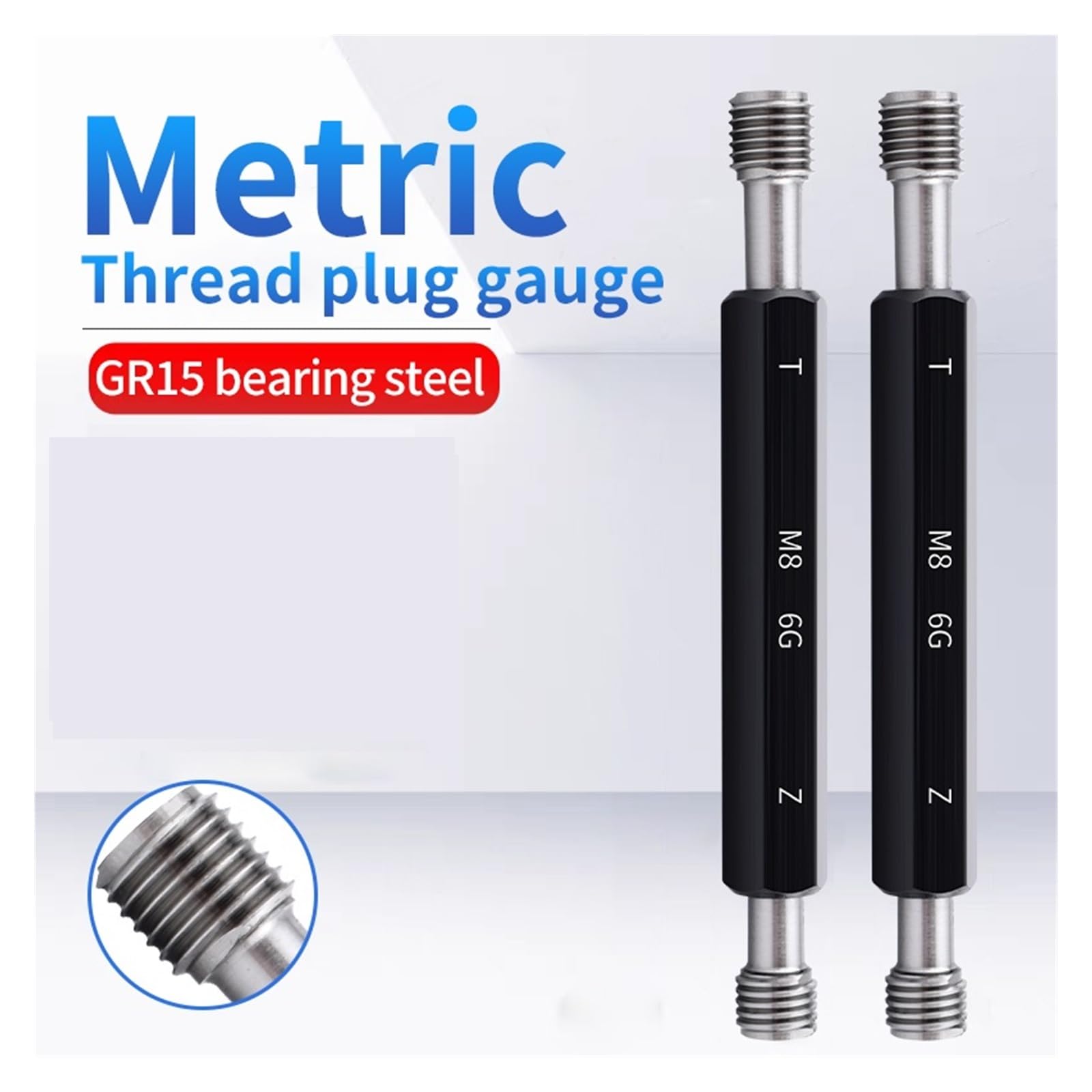 Gwintowana podkładka miernicza ze stali M14-M24 (M15X1.5-6G)