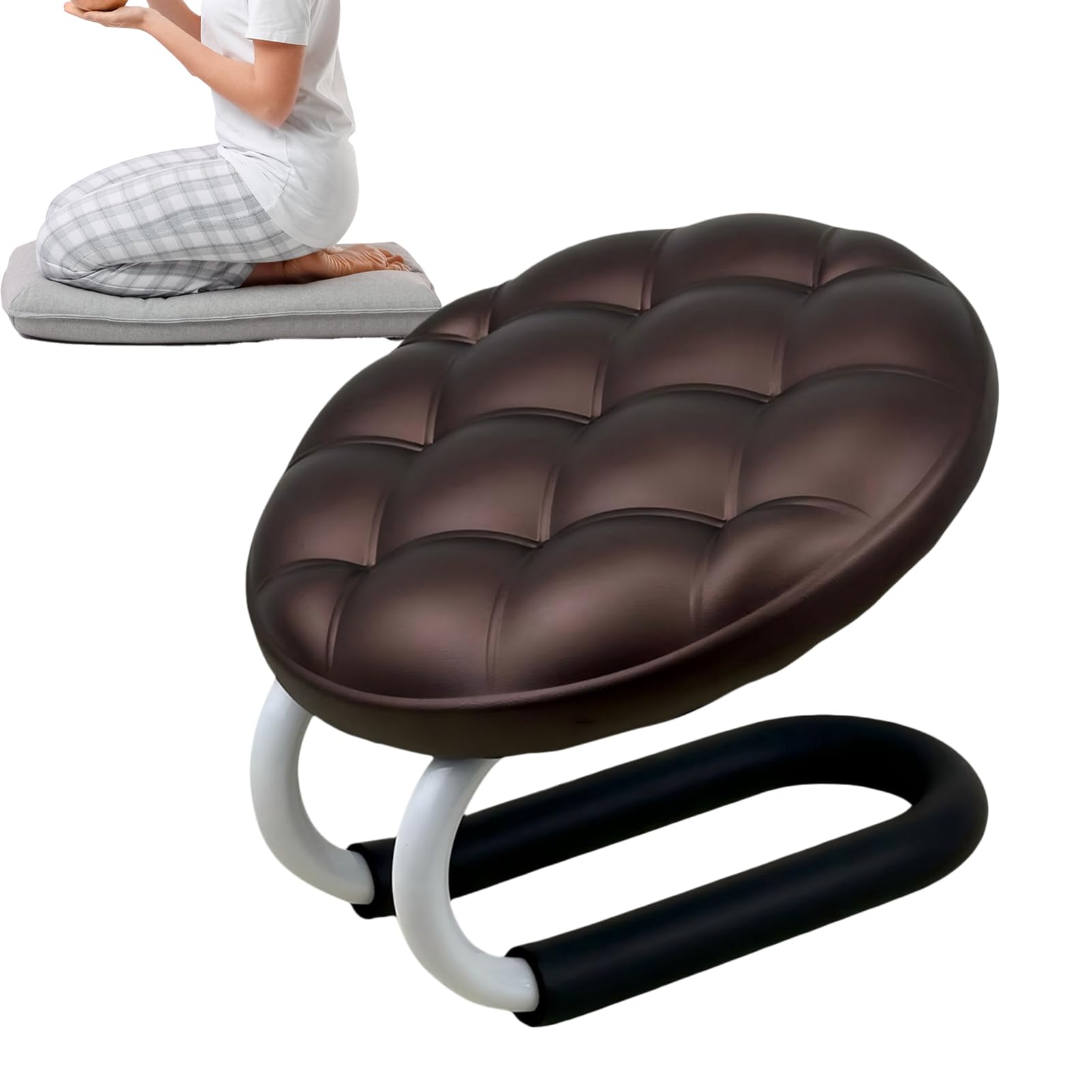 Président De Méditation - De Prière Musulmane Chaise | Banc De Prière De La Pleine Conscience | Coussin À Genoux Ergonomique | Siège De Méditation Portable | Tabourets De Coussin Pour La Relaxati