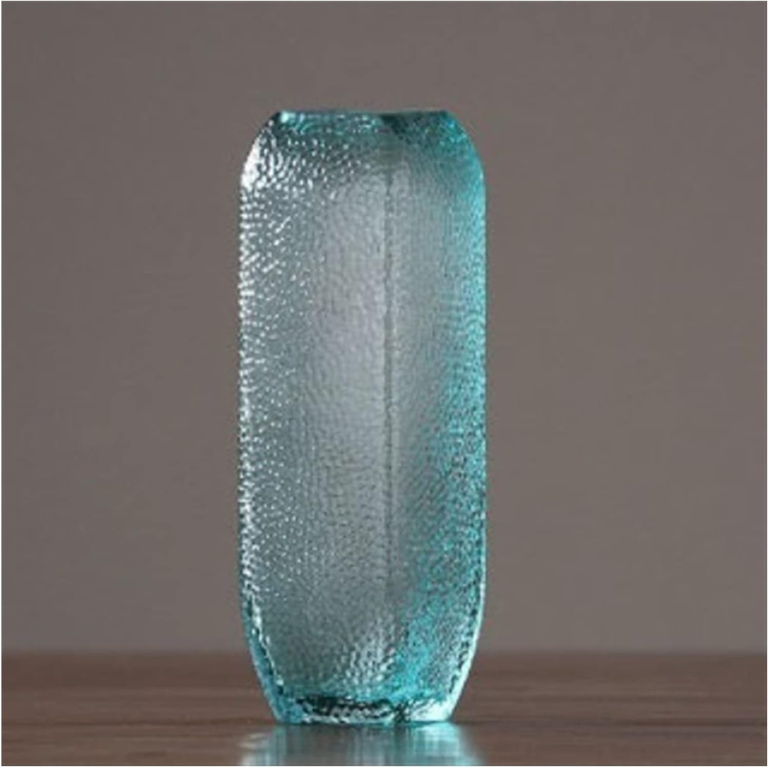 Vase Stylish and Simple American Transparent Vase Creative Living Room Glass Hydroponic Vase Home Decoration Suitable for Dining and Living Room Home decoratio(Small)