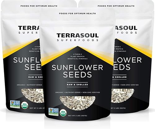 Miniatura 5 de Semillas de girasol con cáscara deTerrasoul Superfoods orgánico