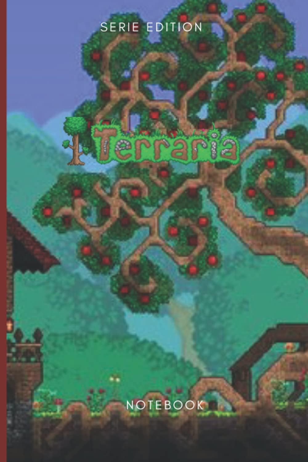 Terraria journal game edition NEW Version 3 composition book: 6 x 0.29 x 9 inches , Lined With More than 100 Pages,for Notes & tracker , Matte cover to throw in your bag and easily take it with you.