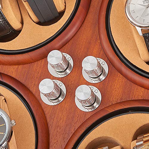 Jqueen Watch Winder For 8 Automatic Watches With 5 Display Storage Spaces For All Size Watches (Brown(Ew)) #TOP4