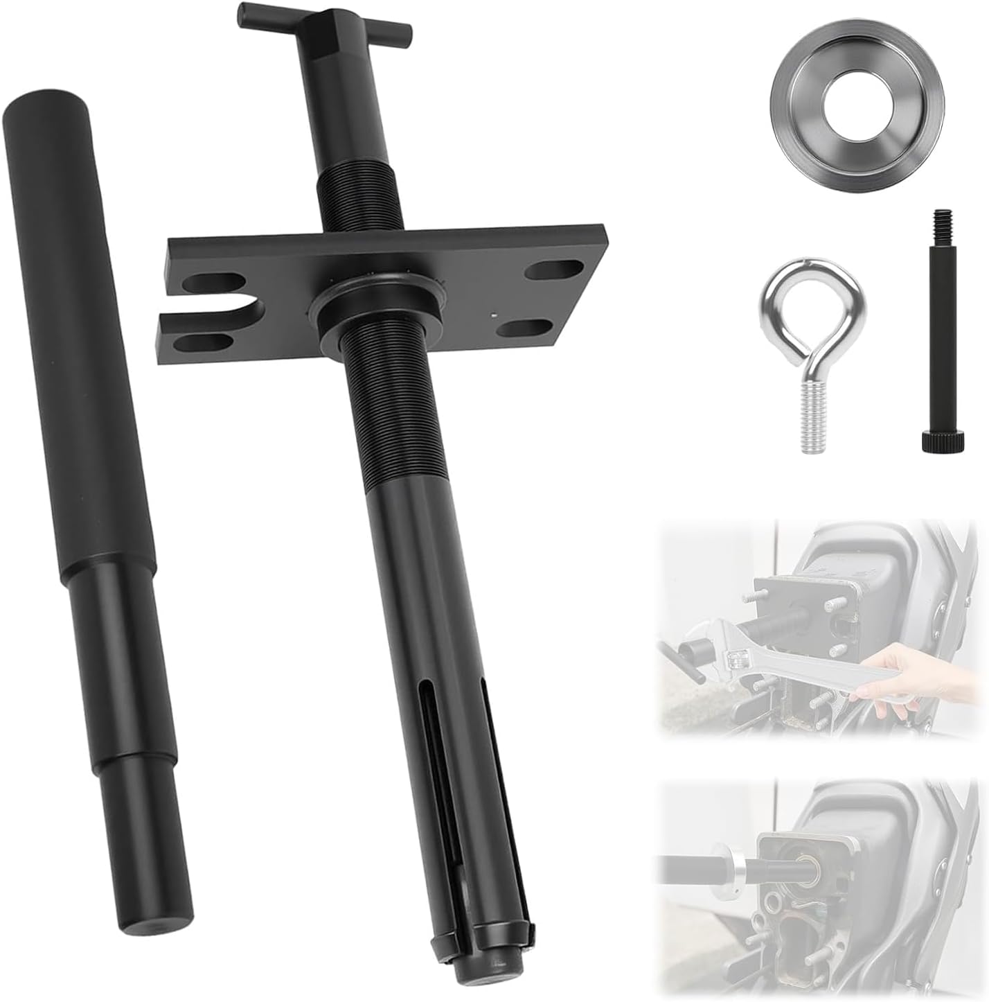 Gimbal Bearing Alignment and Install Kit, Engine Alignment Tool & Gimbal Bearing Puller Set Compatible with Mercruiser Alpha, Alpha 1, MR, Bravo, OMC Cobra, Volvo Penta