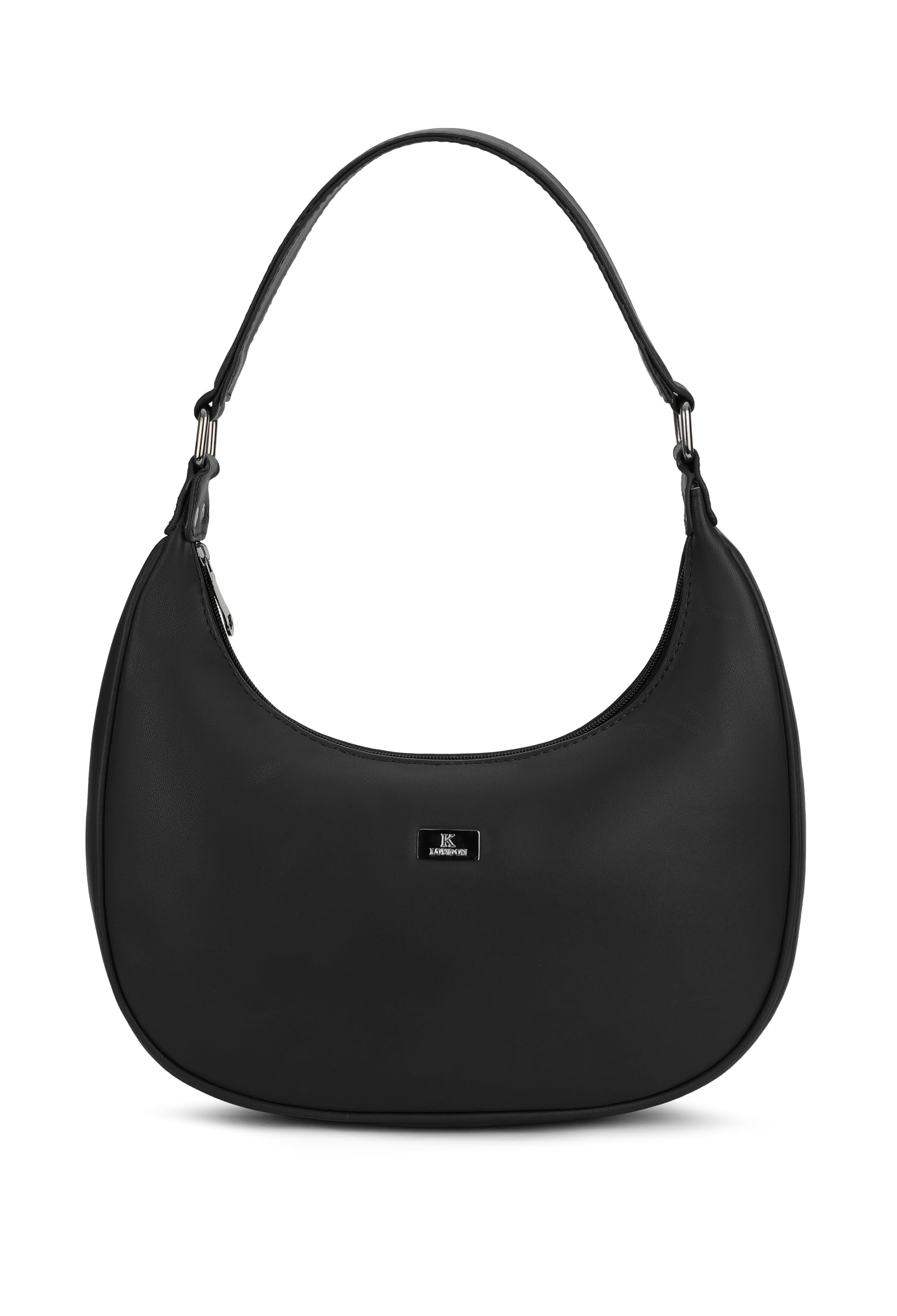 k london Vegan Leather Half Moon Handbag for Girls Suitable for Party, Travel & College Shoulder Bag-picture-27