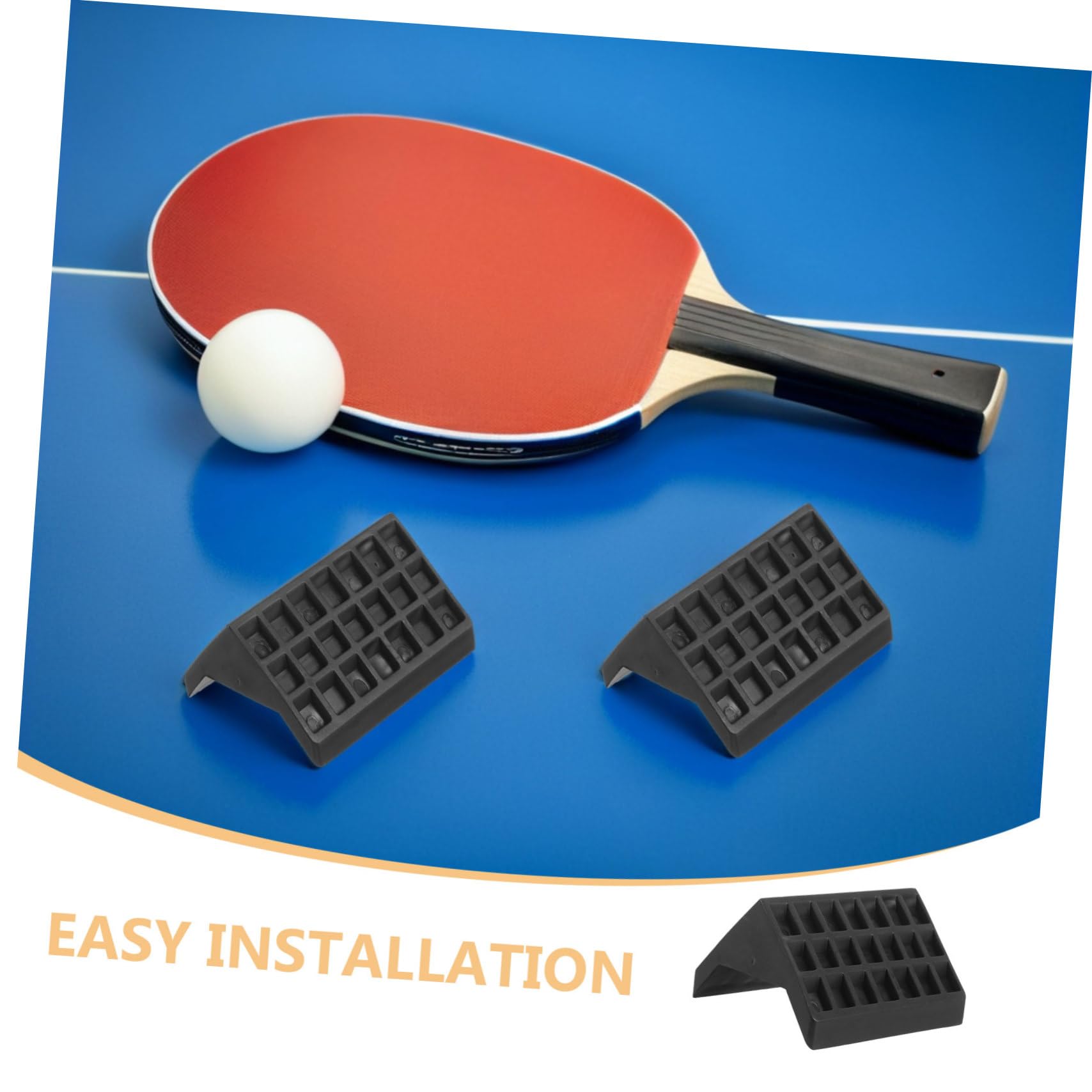 TOYANDONA 12 Stück Teiliges Tischtennis-Tisch Eckenschutz Schwarz Stoßfeste Kunststoff-Ecken für Starke Indoor-tische Kindersicherer Kantenschutz mit Elastischem Aufprallschutz für