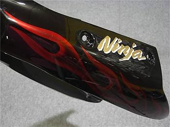 Amazon.com: NT Red Flames Fairing Fit for Kawasaki Ninja