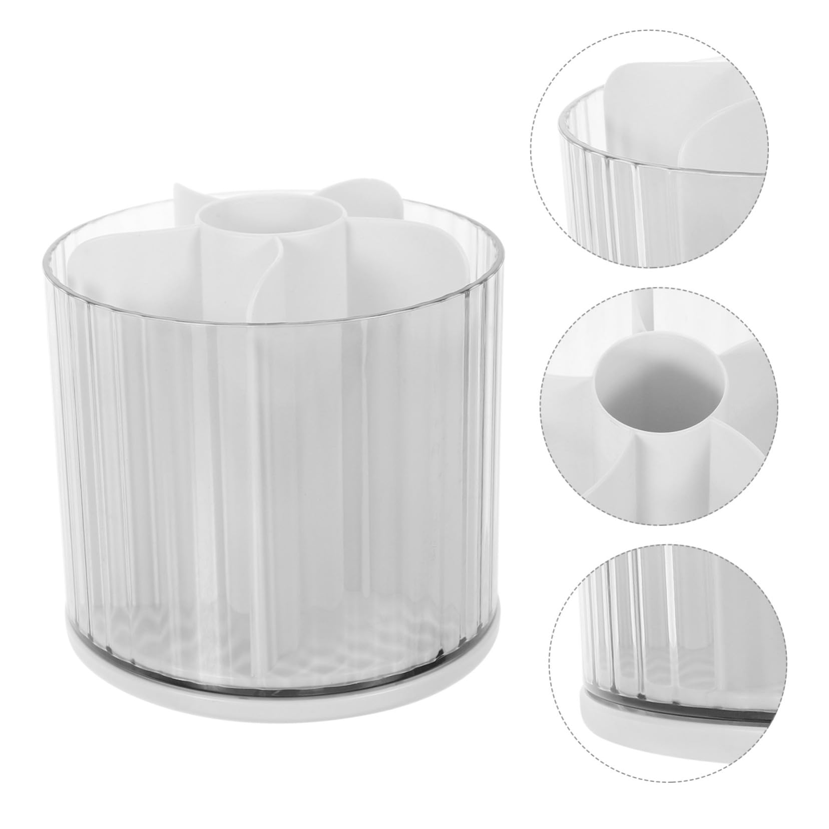 5 Piezas Portalápices Giratorio Brocha De Maquillaje Accesorios De Oficina Accesorios De Escritorio De Oficina Accesorios De Mesa El Plastico Alumno Lápiz Estante