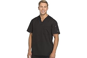 Dickies Dynamix for Men Athletic V-Neck Scrub Top