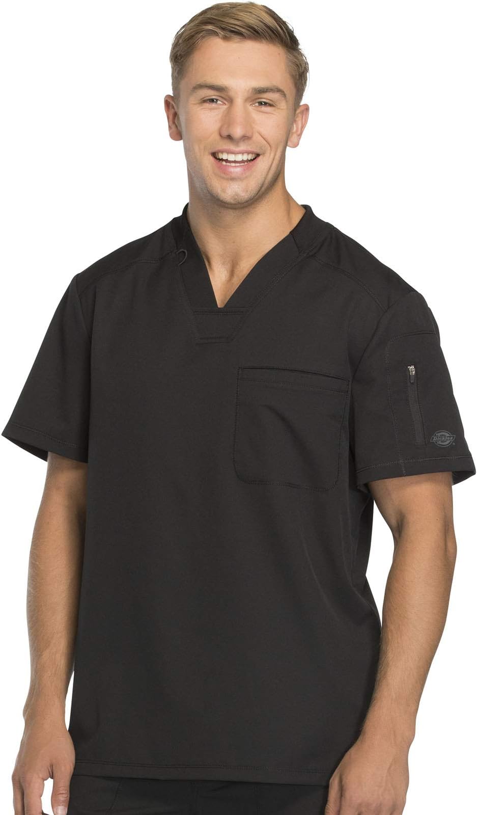 Dynamix Scrubs for Men Athletic-Inspired V-Neck Chest Pocket Scrub Top with Four-Way Stretch & Moisture Wicking DK610