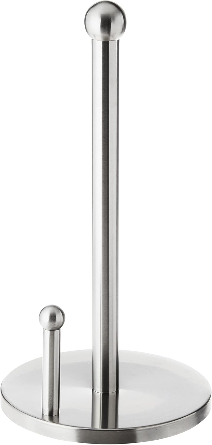 HoneyCanDo KCH01077 Stainless Steel Paper Towel Holder Jumbo Paper Towel Holder