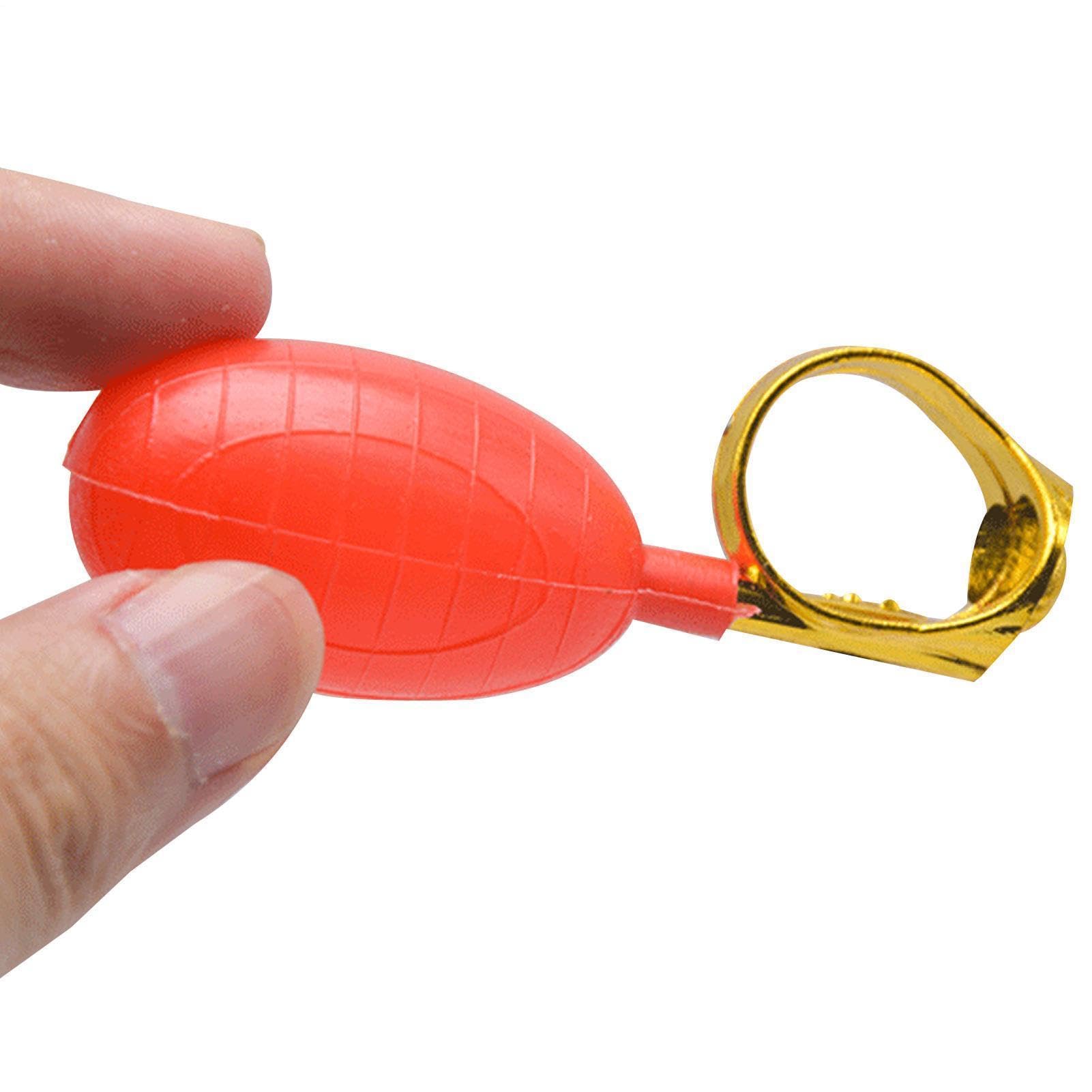 Generico Giocattoli Spruzzi d'Acqua Rossi - S Anello di spruzzo d'Acqua Giochi ingannevoli per Il Primo di aprile Scherzi ingannevoli Giocattoli Gag Scherzi pratici novità e bavaglio