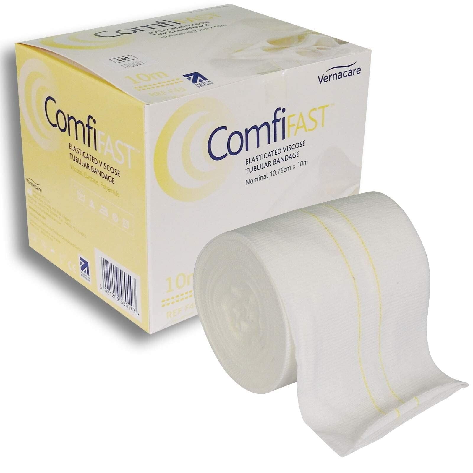 ComfiFAST™ Tubular Bandage One Way Stretch Tubular BandageYellow10.75cmx10m