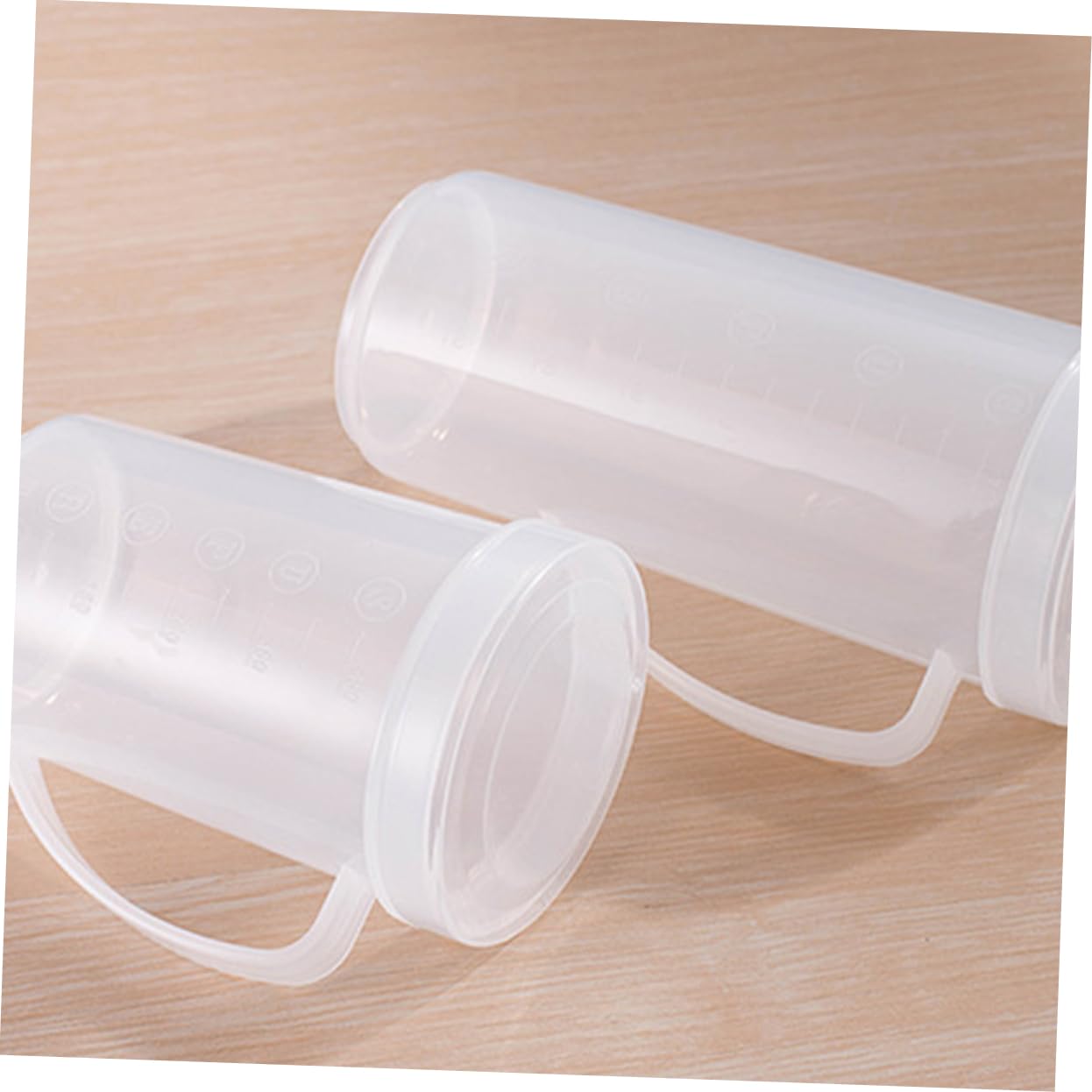 TOPBATHY 6 Pz tazza lattiere da forno a microonde misurino per versare bollitore gelatto contenitore graduato contenitori Stoviglie per la casa misurini di plastica bianca Riutilizzabile