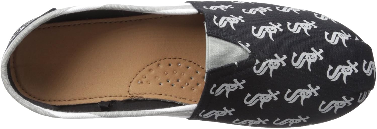 FOCO MLB Women's Canvas Stripe Shoes : Sports & Outdoors