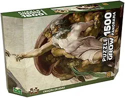 Quebra-cabeça 1500 peças Panorama Criação de Adão