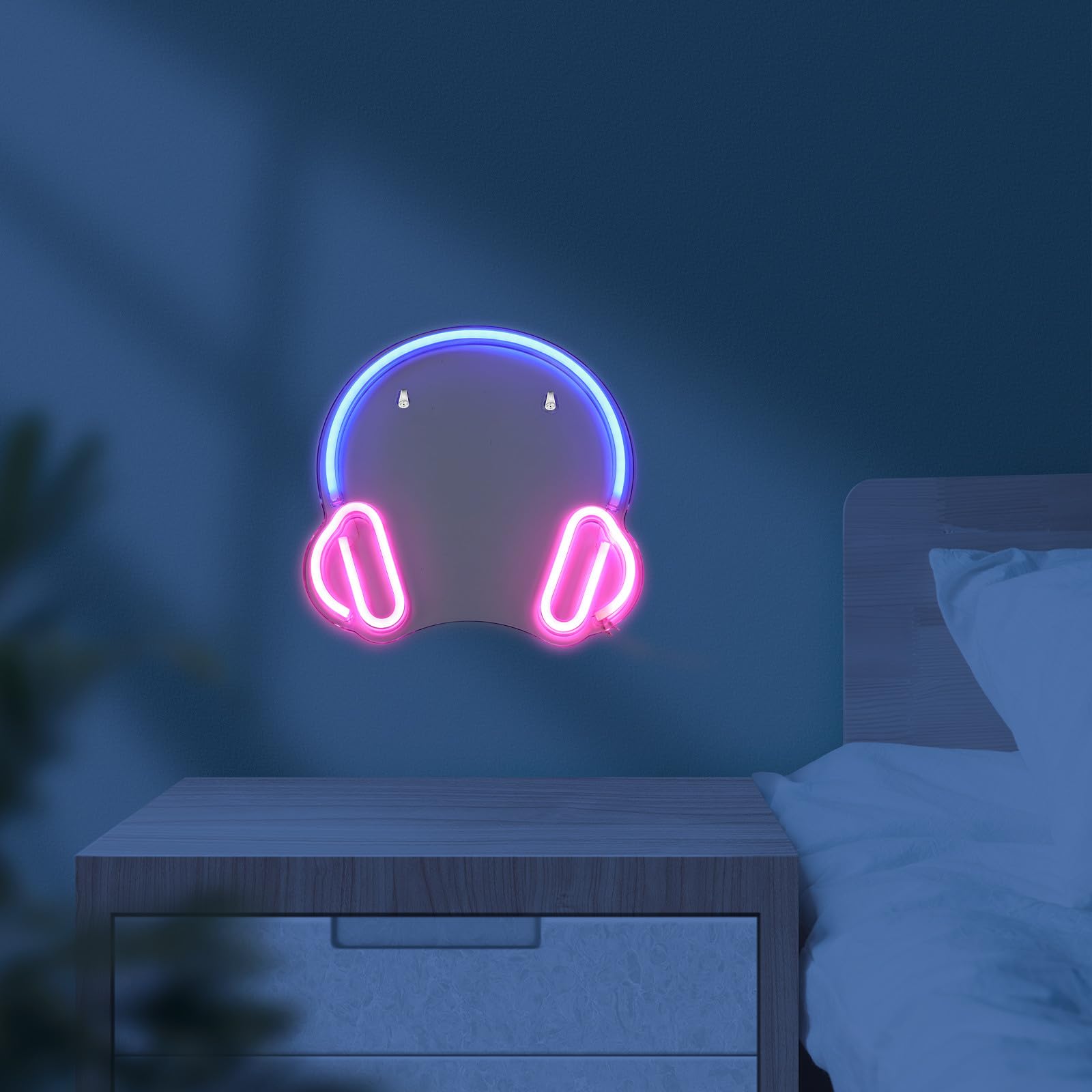 POPETPOP LED Neonschild mit USB Betrieb und Klarem Licht Dekoratives Acryl Leuchtschild für Gaming Zimmer und Raumdekoration als Atmosphärebeleuchtung