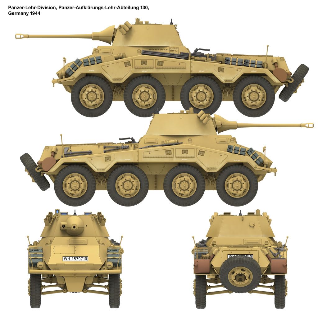 DAS WERK - Maquette Blindé Sd.kfz. 234/2 "puma" |das Werk|16006| 1:16 Maquette Char Promo