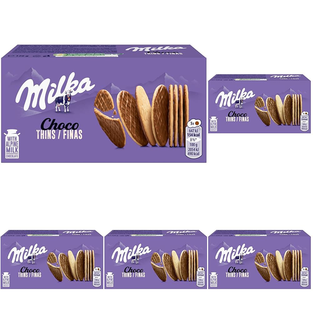 Milka Choco Finas Galletas con Chocolate con Leche de los Alpes, 126g — view 13