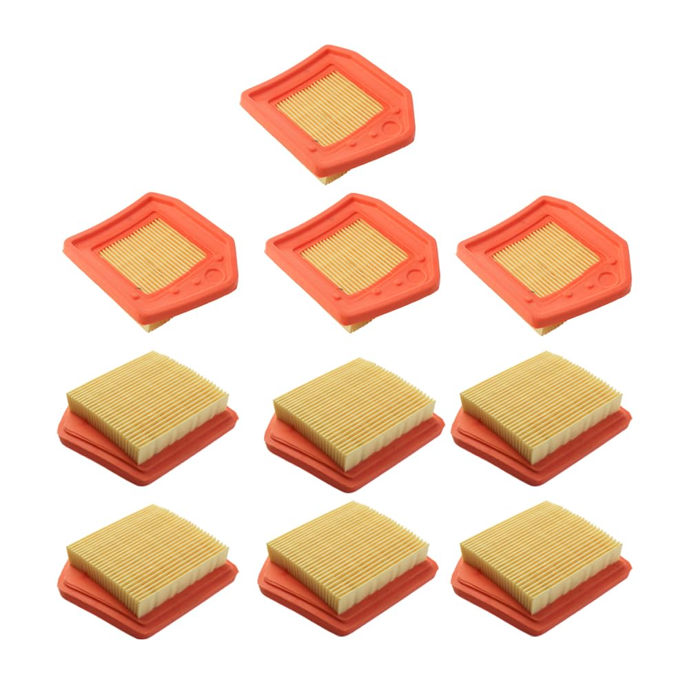 10Pks Filtro de Aire 4147 140 4400 Compatible con cortacésped FS240 FS240R FS240CE FS360CE FS460CEM FR460TCEM Piezas de Repuesto