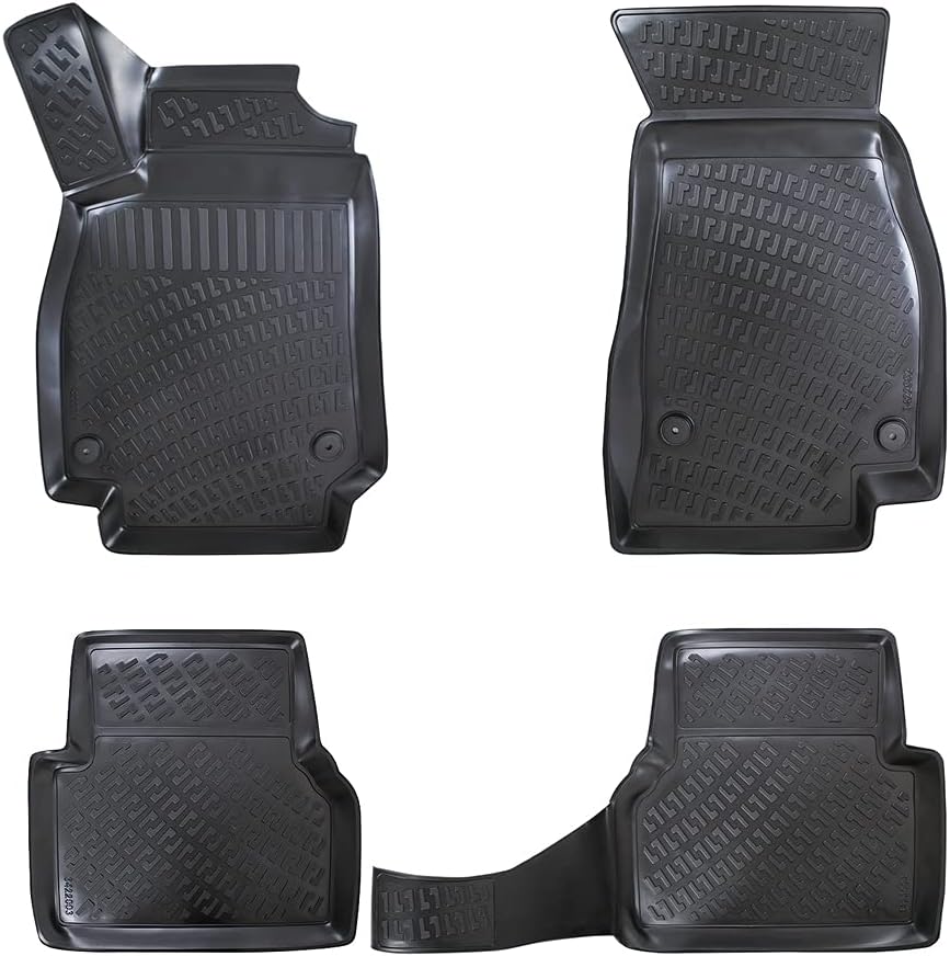 Croc Liner All Weather Custom Fit Floor Mats Compatible with Audi A7 (2019-2023)