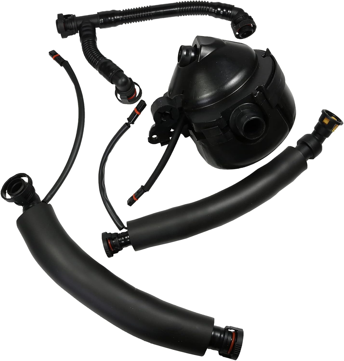 JDMSPEED New Crankcase Breather Hoses & Oil Separator Kit Replacement For BMW E61 E91 E60 E90 11617531423