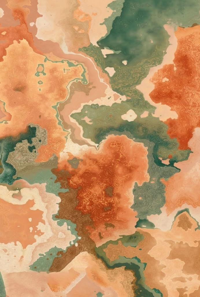 Sage Green Orange Modern Abstract Marble Textured Area Rug 5x7 Vibrant Unique Art Decor Rug for Living Room Bedroom Diningroom Soft Wool Washable No Slip Home Office Dorm Nursery Carpet