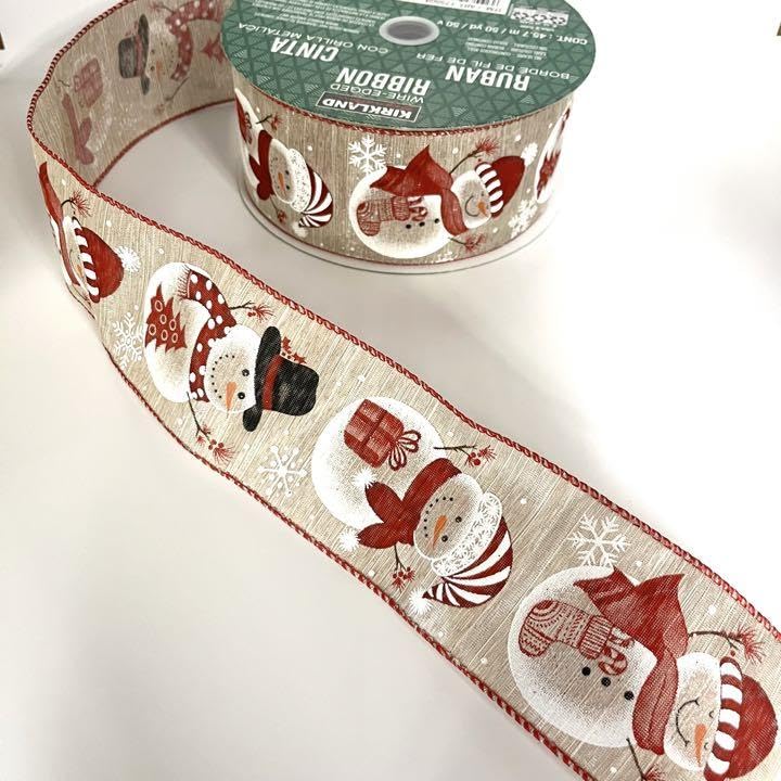 Amazon | クリスマスにCOTSCO コストコ ワイヤーエッジ リボン 3