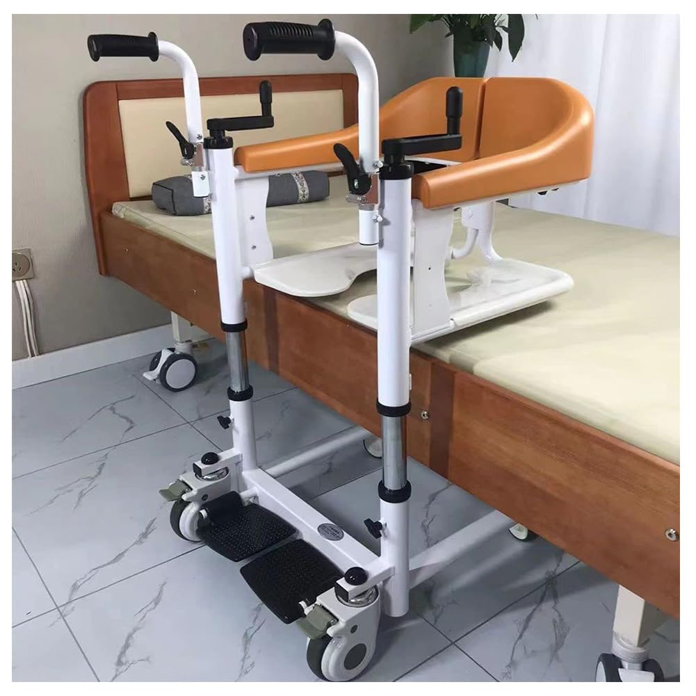 Generic Patient Lift Transfer Chair,Patient Lift for Home Transfer Chairs, Patient Lift Transfer Chairs for Seniors, Easy To Use, Bedside Commode,Weight 150Kg