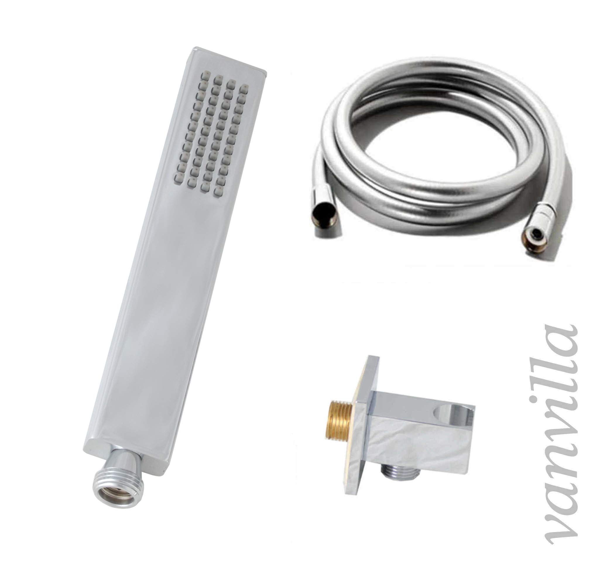 Vanvilla Hansgrohe HG32 - Sistema doccia a incasso con miscelatore monocomando e rubinetto, soffione rettangolare, set doccia lucido
