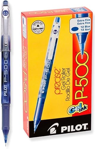 Miniatura 2 de Pilot P-500 Bolígrafo de tinta de gel, RBL, P500, GLINK, XFN, BE (paquete de 5) (38601)