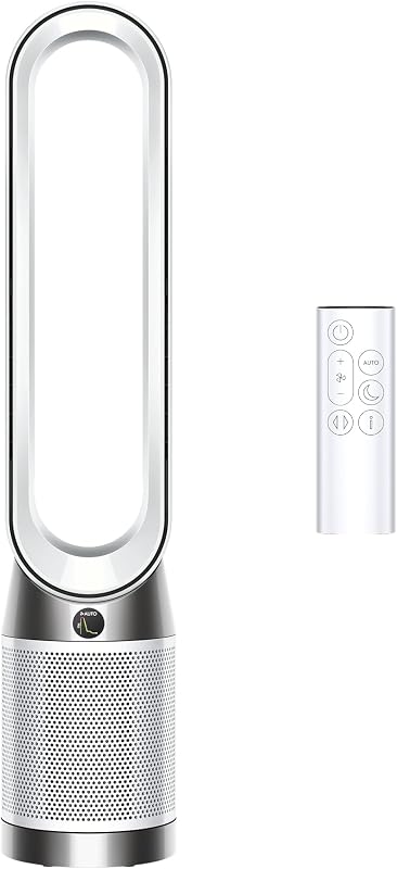 Purificador Cool PC1, Ventilador Torre Purificador de Aire HEPA, App y control a distancia, oscilación de 350°, 10 niveles, sin cuchillas (Blanco)