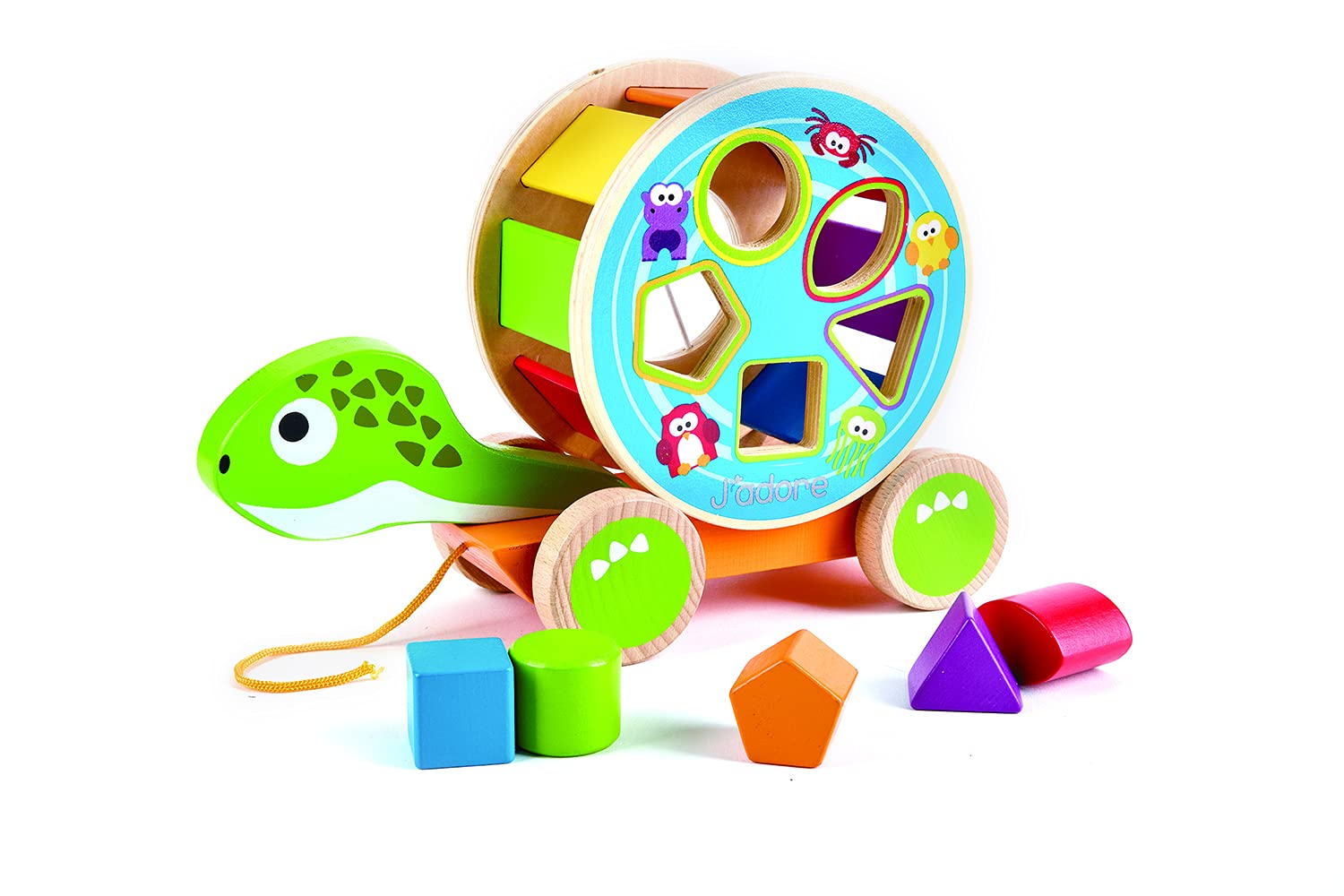 Jadore, Pull Along Turtle, Pull Along Toy For Toddlers