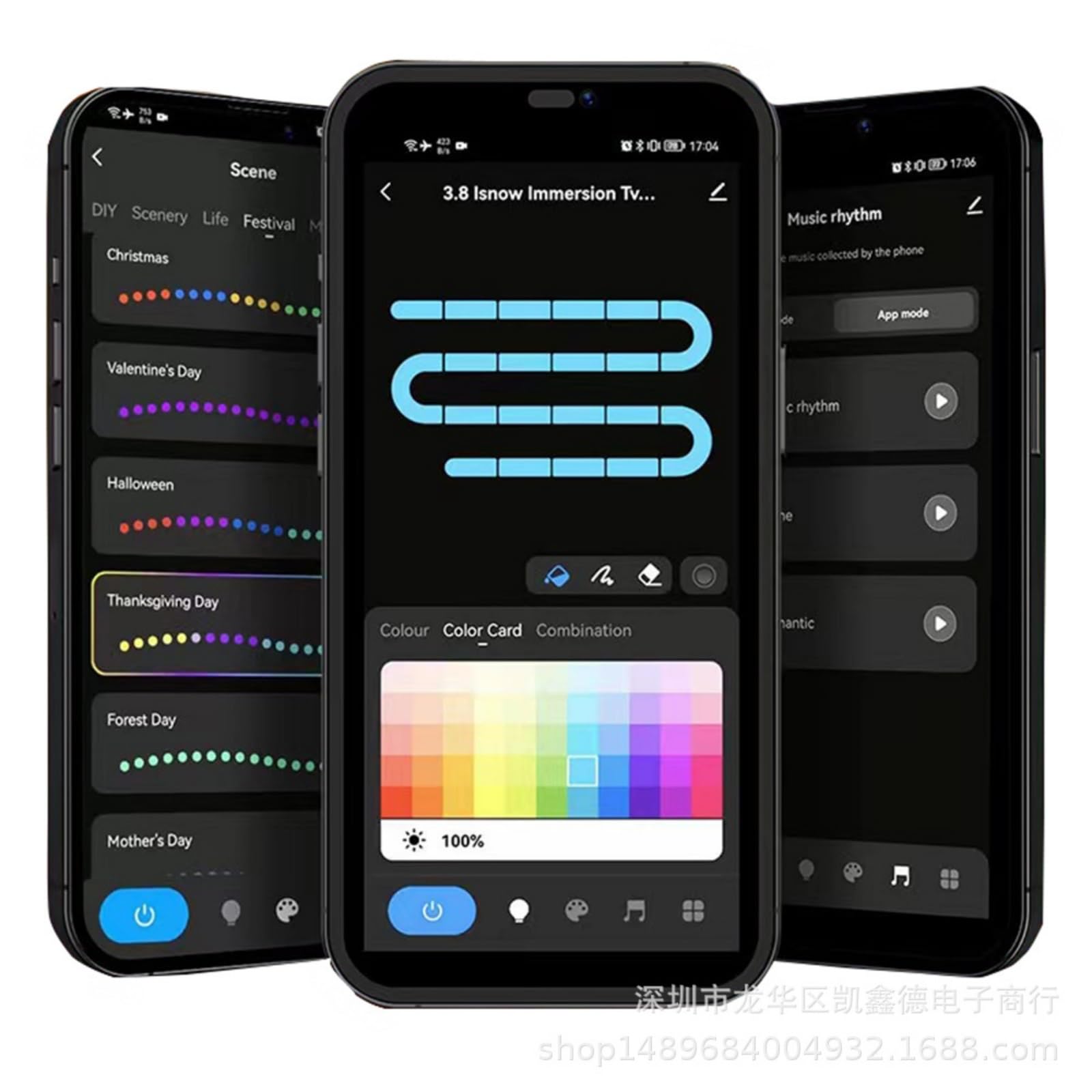 Bande Lumineuse À Leds Pour TV Synchronisée Bande Lumineuse D'arrière-plan Pour TV Sync Bande Lumineuse De Streaming Pour TV Bande Lumineuse À Leds Pour TV Gaming Graffiti APP Bande Lumineuse