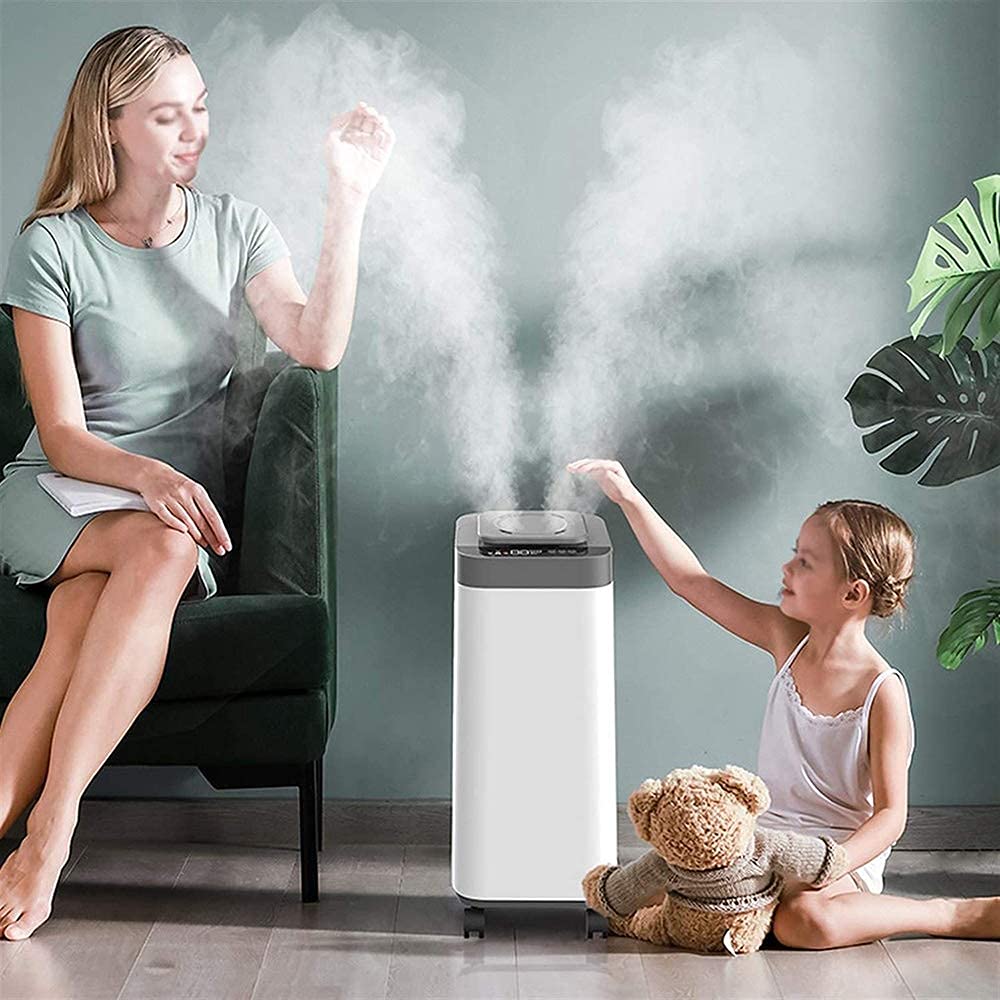 Humidificadores para Dormitorio, industriales, de Niebla fría, para bebés, con pulverización ultrasónica, Control Remoto silencioso, humidificador Comercial de Gran Capacidad.,