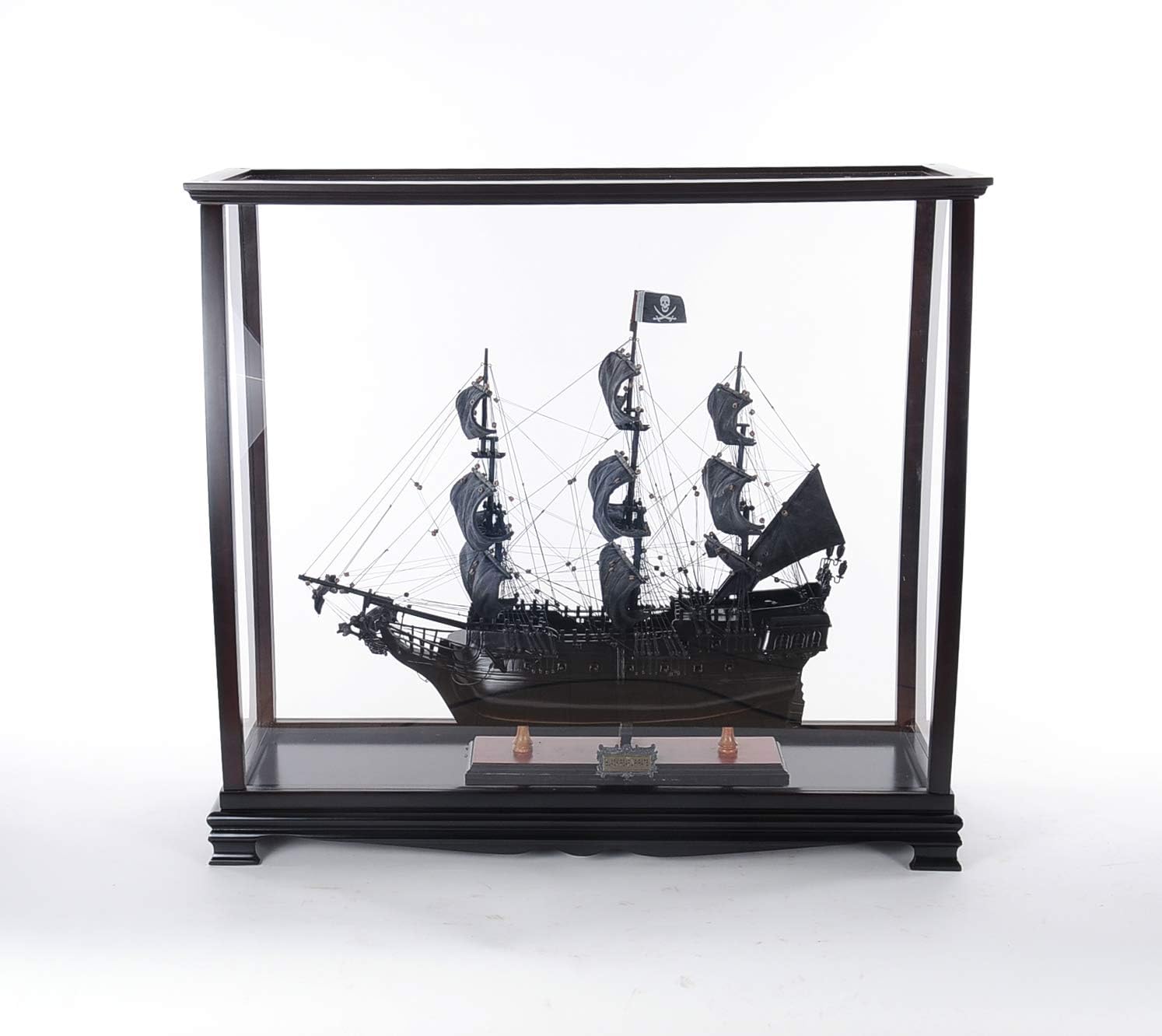 HomeRoots Decor 13-inch x 34-inch x 31.5-inch Medium, Display Case for Tall Ship